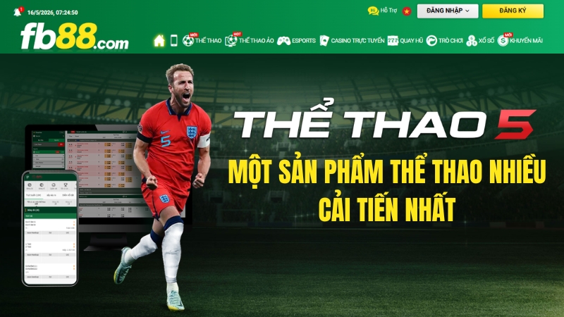 Sảnh Thể Thao 5 – Đỉnh Cao Các Giải Đấu Toàn Cầu